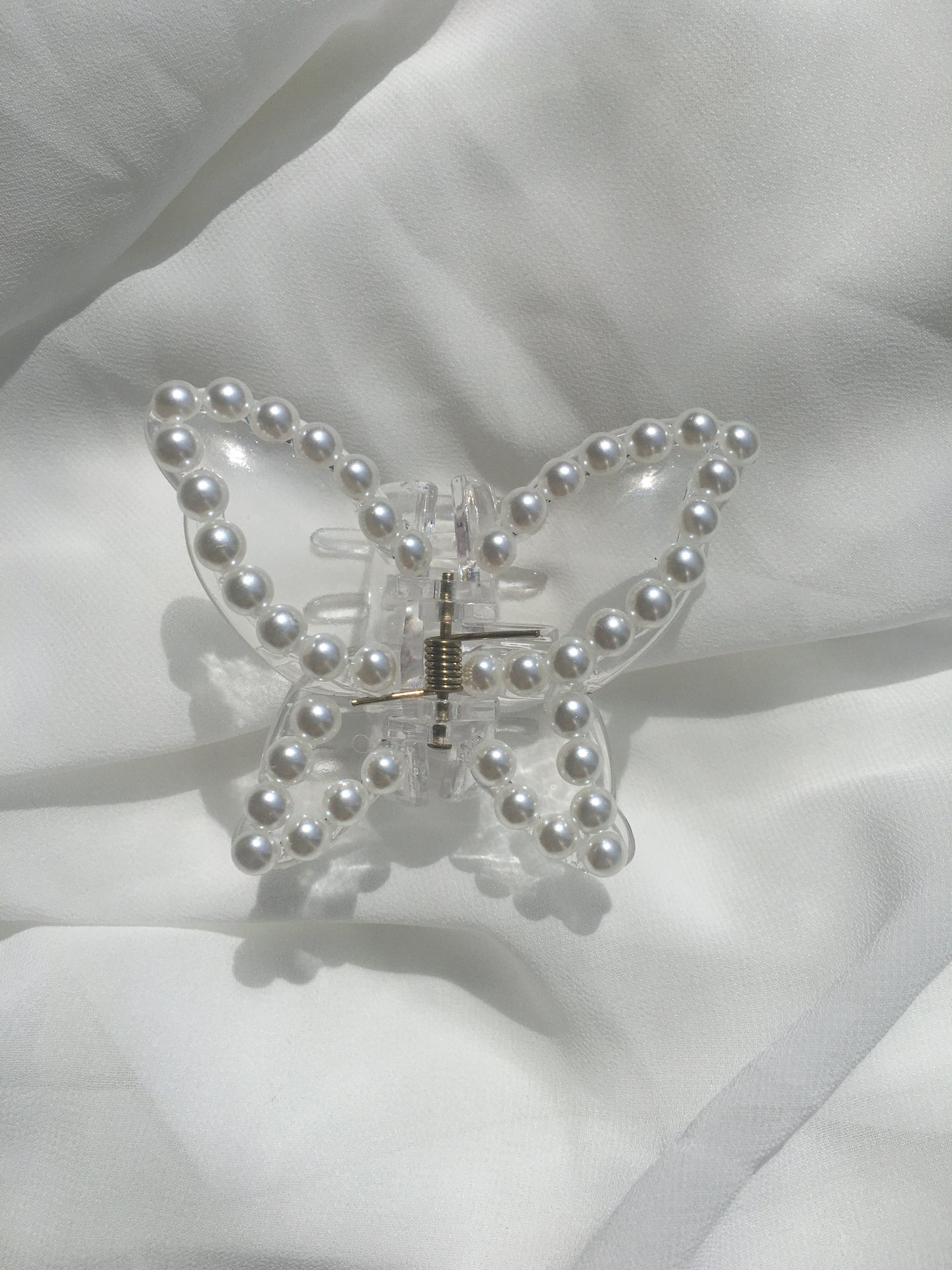 Pearl Butterfly Hair Clip